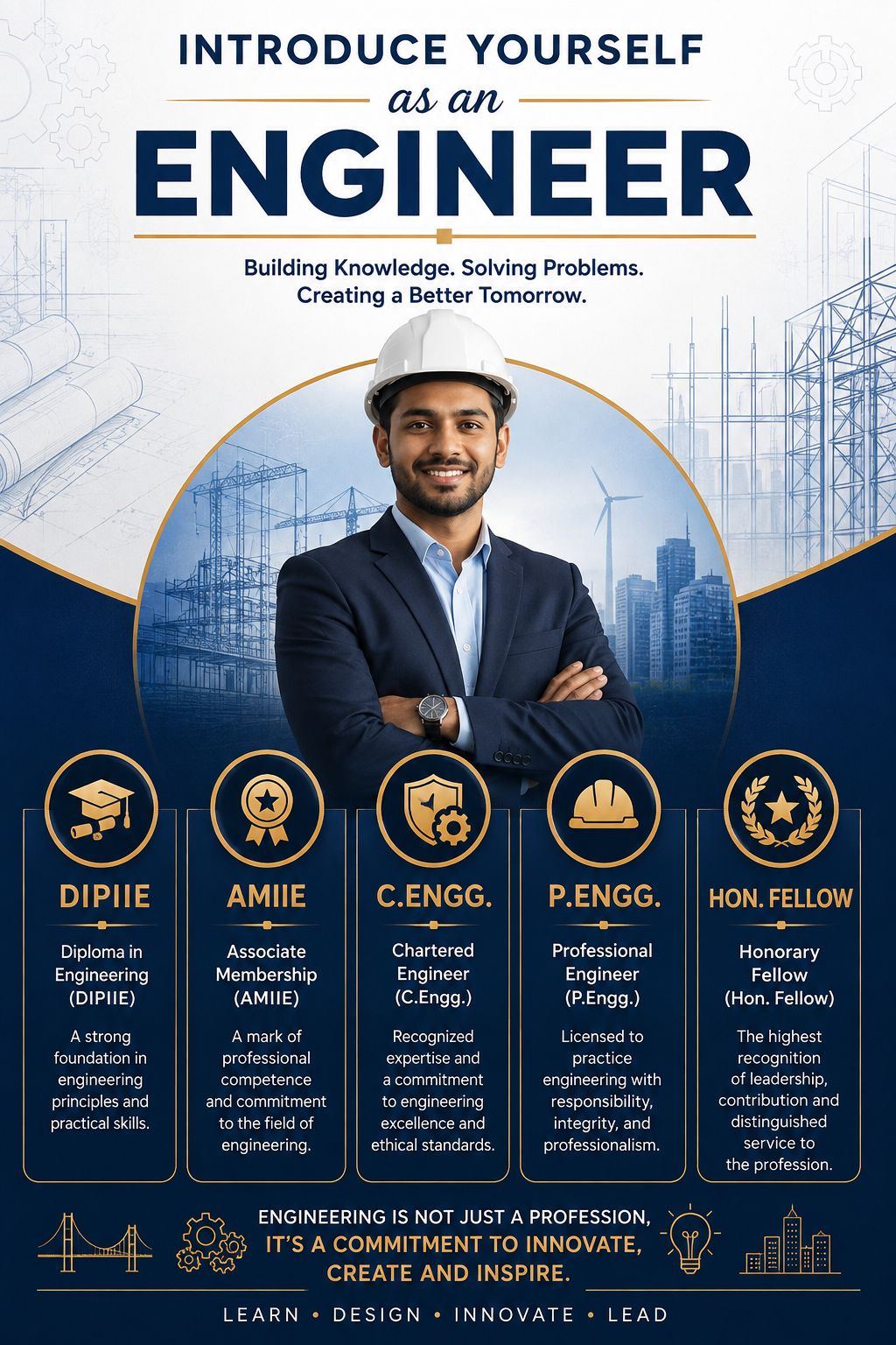 Introduce yourself as an engineer